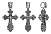 Кресты литые ПК-013м 925