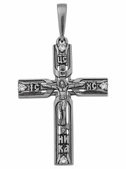 Кресты с камнями КР-1-124Ч 925