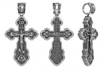 Кресты литые ПК-017б 925