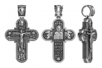 Кресты литые 13-000863-105000 925