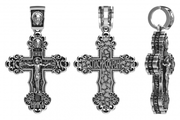 Кресты литые ПК-007м 925