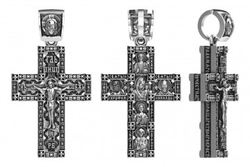Кресты литые ПК-003б 925
