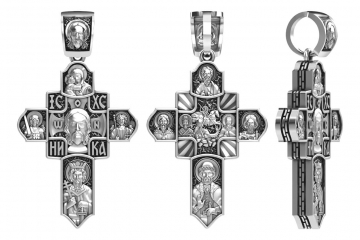 Кресты литые ПК-011б 925